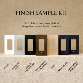 The Brass Plate 6-Piece Sample Kit - 6 Piece Kit