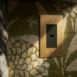 The Brass Telephone Socket (RJ11) (1-Gang)