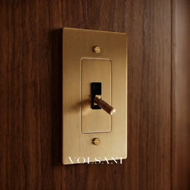 The Brass Toggle Switch (1 to 5 Gang)