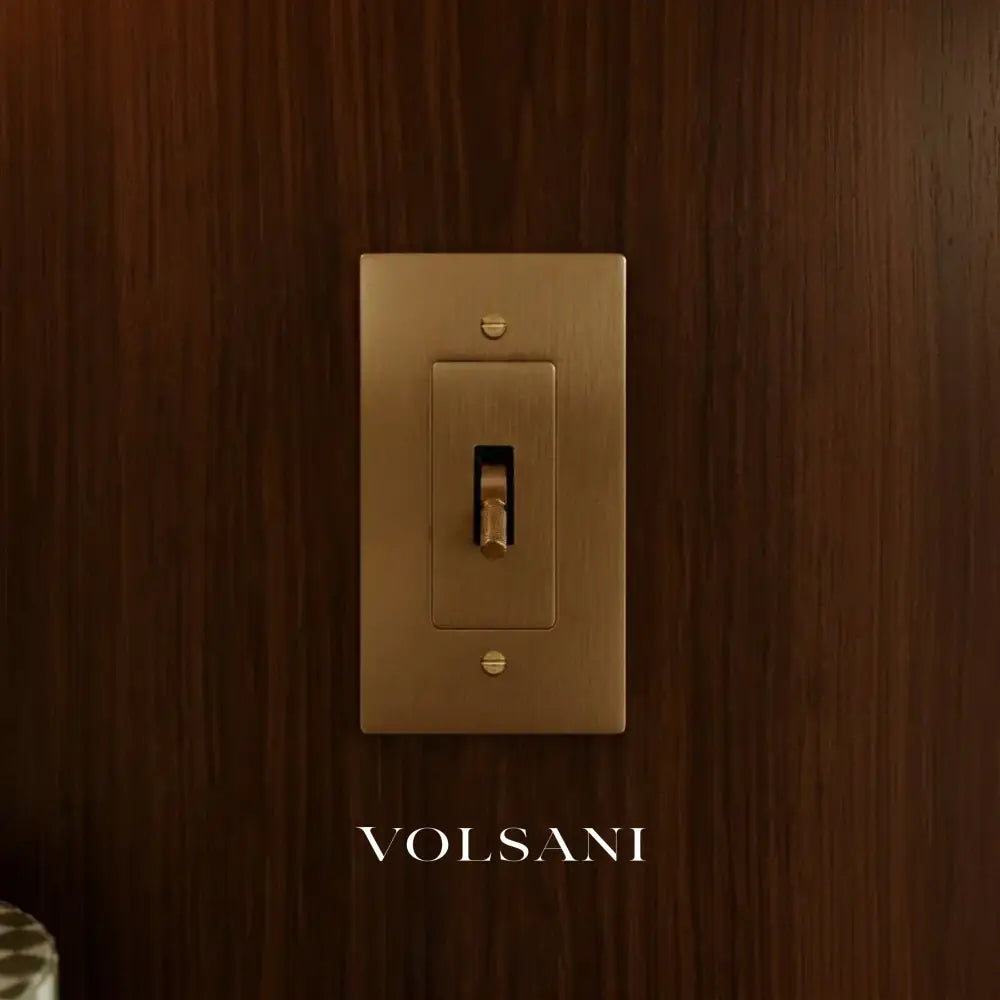 The Brass Toggle Switch (1 to 5 Gang)