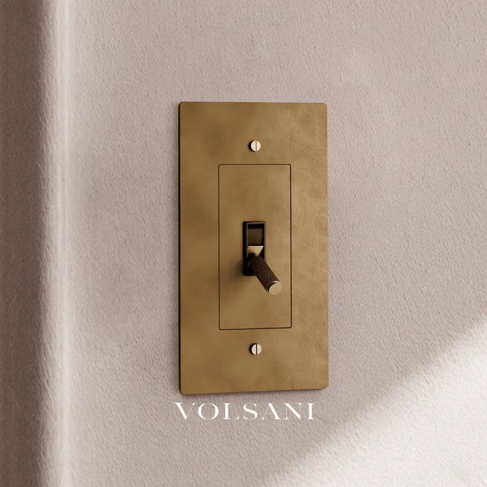 The Brass Toggle Switch (1 to 5 Gang)