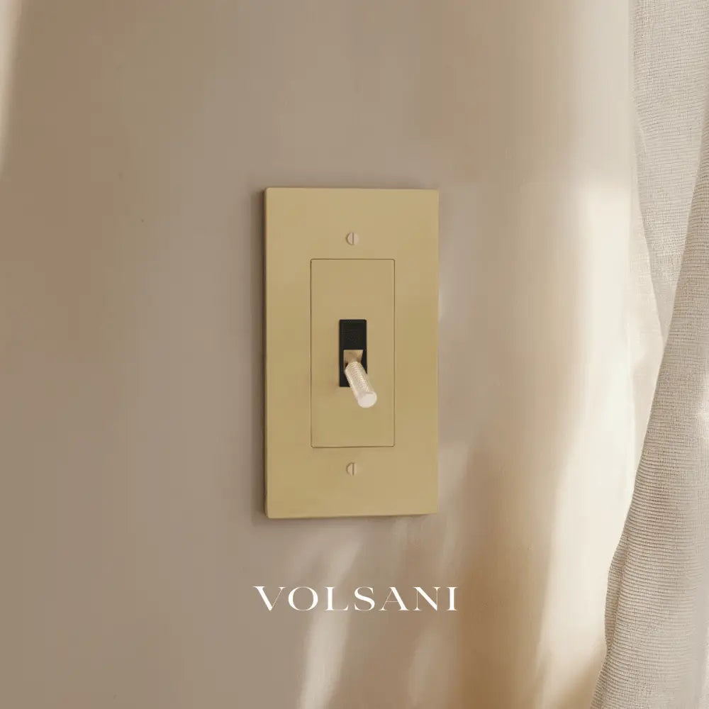 The Brass Toggle Switch (1 to 5 Gang)