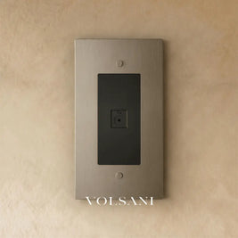 The Brass TV Socket (1-Gang) - Stainless Steel / 1 Gang / TV