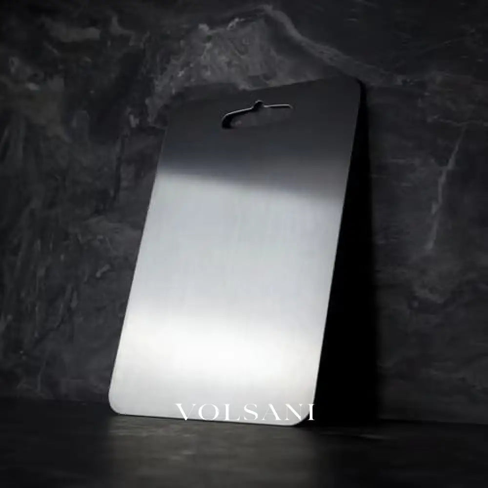 Titanium Cutting Board in Stainless Steel Meat & Vegetable Kitchen Board Stain and Odor Resistant 3 Sizes up to 18in