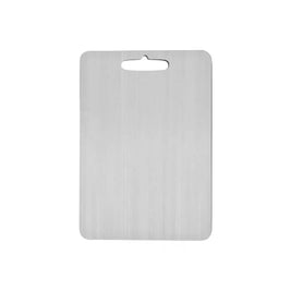 Titanium Cutting Board in Stainless Steel Meat & Vegetable Kitchen Board Stain and Odor Resistant 3 Sizes up to 18in