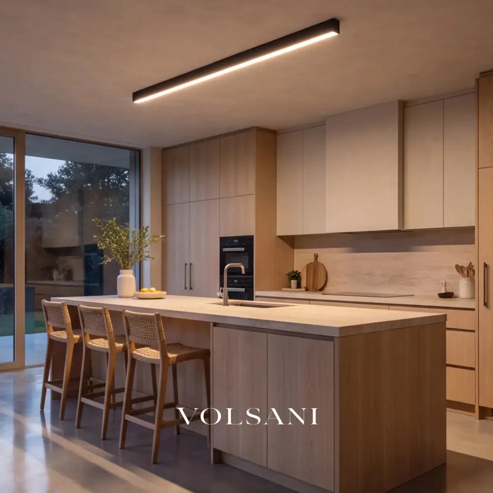 TOBIAS: Lineaire Plafond- & Wandlamp - Volsani