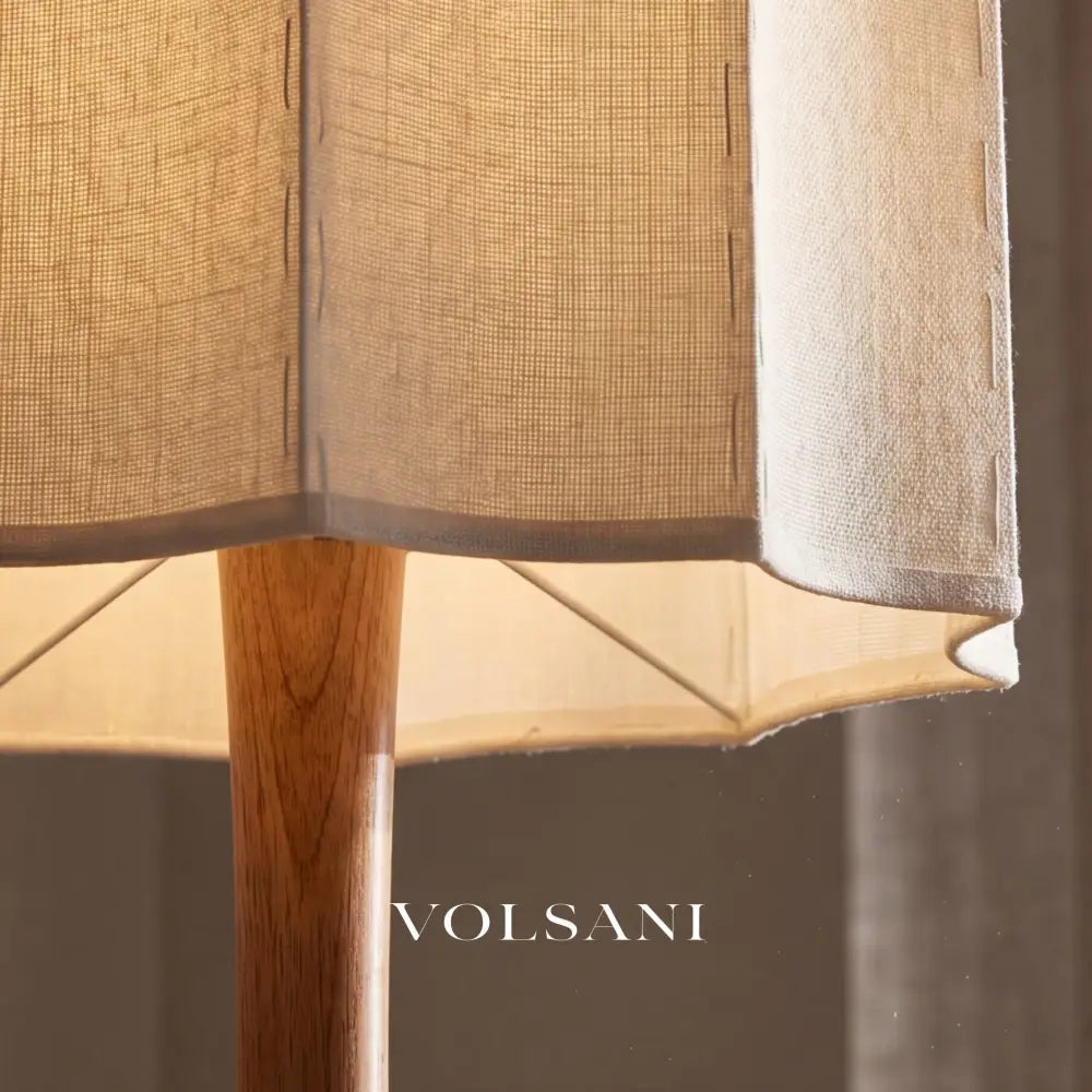 TORU: Houten Vloerlamp (Wabi-Sabi) - Volsani