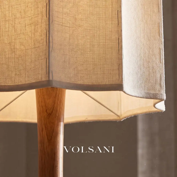 TORU: Houten Vloerlamp (Wabi-Sabi) - Volsani