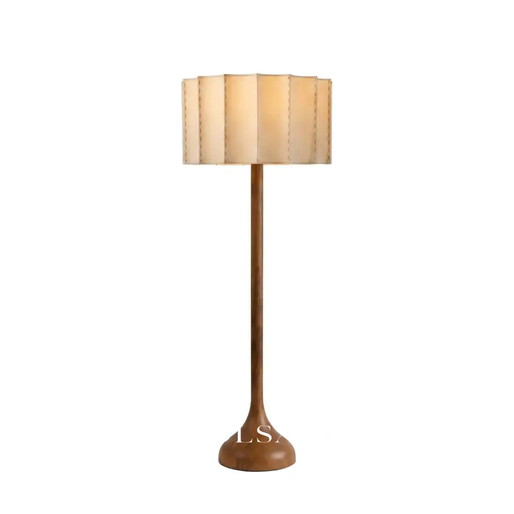 TORU: Houten Vloerlamp (Wabi-Sabi) - Volsani
