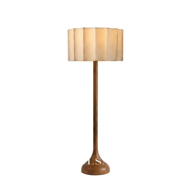 TORU: Houten Vloerlamp (Wabi-Sabi) - Volsani