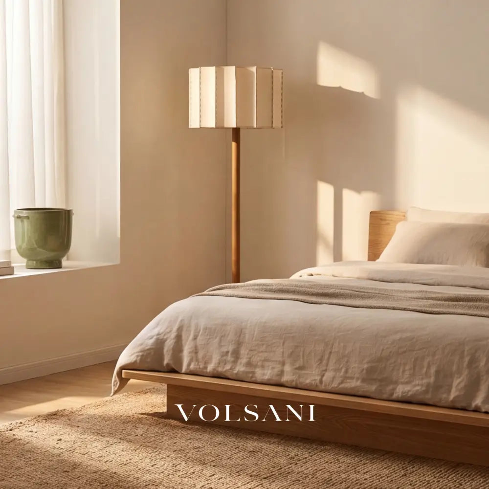 TORU: Houten Vloerlamp (Wabi-Sabi) - Volsani