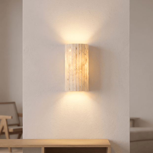 TRIJN: Wandlamp van Natuursteen – Geïntegreerde LED - Volsani
