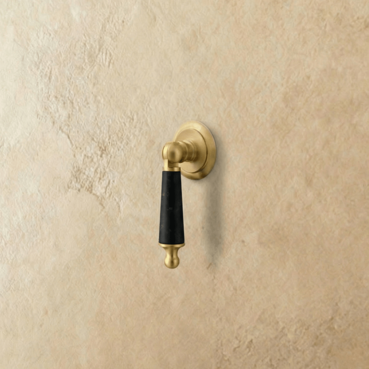 Cowhide & Solid Brass Cabinet Knobs, Modern Kitchen & Wardrobe Hardware, One-of-a-Kind Hide Pattern, Set of 2, 1.2 x 2.8in