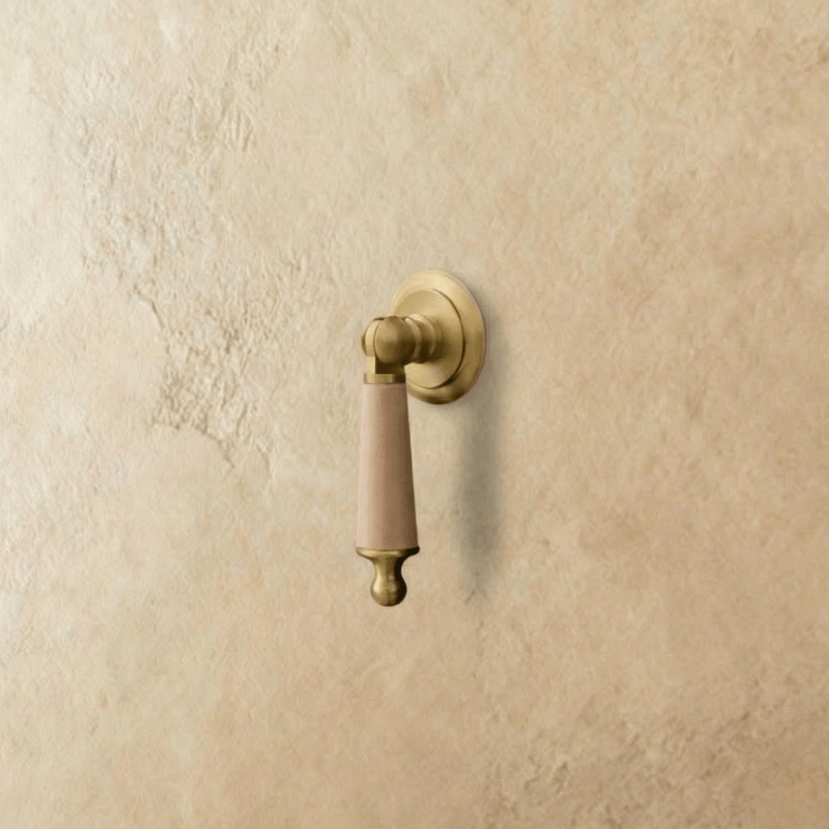Cowhide & Solid Brass Cabinet Knobs, Modern Kitchen & Wardrobe Hardware, One-of-a-Kind Hide Pattern, Set of 2, 1.2 x 2.8in