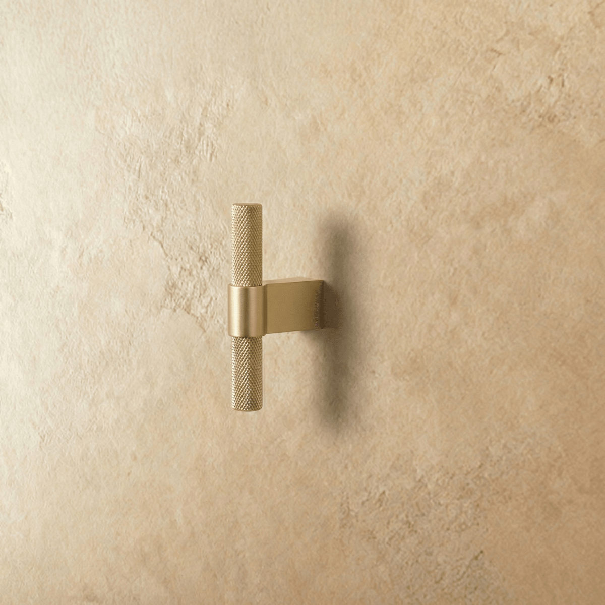 Knurled Cabinet Knobs & Drawer Pull Bars, Modern Kitchen & Wardrobe Hardware, Gold-Tone & Black Finish, Set of 2, 1.1-12.6in