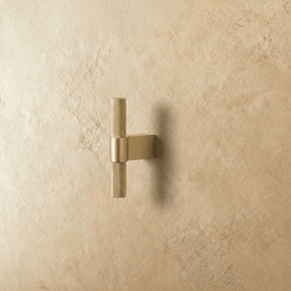 Knurled Cabinet Knobs & Drawer Pull Bars, Modern Kitchen & Wardrobe Hardware, Gold-Tone & Black Finish, Set of 2, 1.1-12.6in