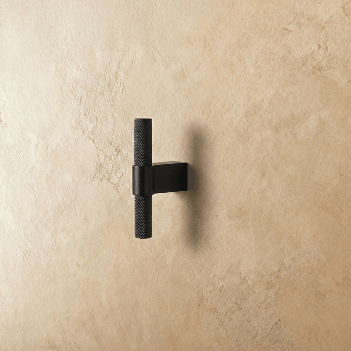 Knurled Cabinet Knobs & Drawer Pull Bars, Modern Kitchen & Wardrobe Hardware, Gold-Tone & Black Finish, Set of 2, 1.1-12.6in