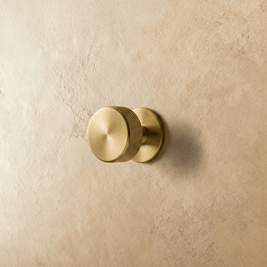 Knurled Cabinet Knobs & Drawer Pull Bars, Modern Kitchen & Wardrobe Hardware, Gold-Tone & Black Finish, Set of 2, 1.1-12.6in