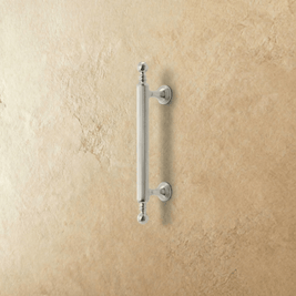 Solid Brass Knurled Cabinet Knobs & Pull Bars, Modern Kitchen & Wardrobe Hardware, Gold or Chrome Finish, Set of 2, 0.8-7.6in