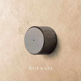 Vorn Handle and Lock - D2.2’’(5.7cm) x W1.5’’(3.8cm) / 2 Knobs (Without Lock) / Black