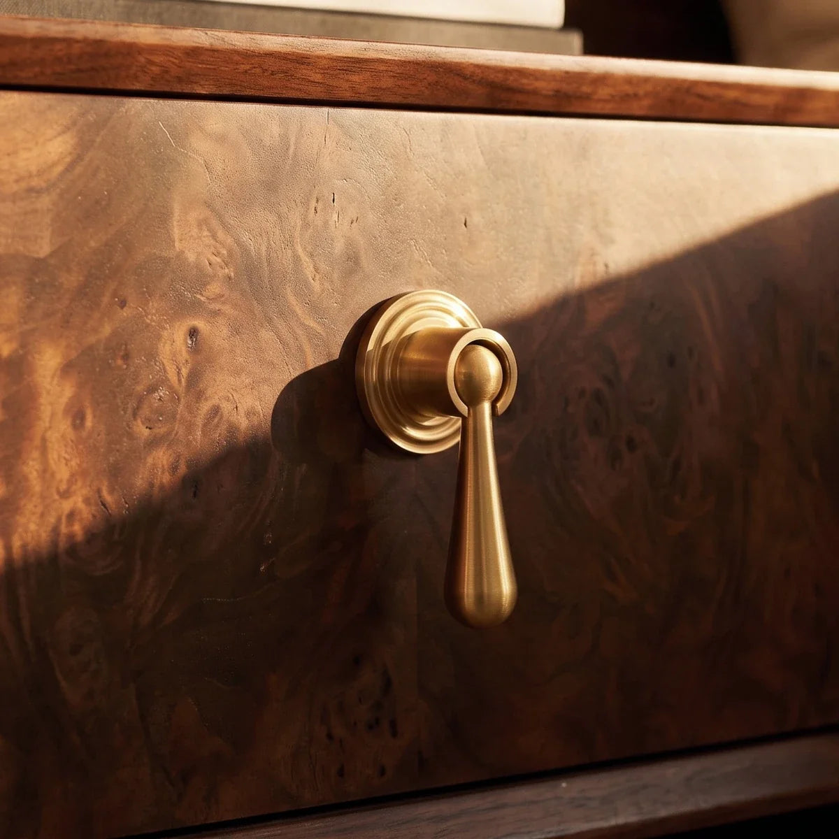 Solid Brass Single-Hole Cabinet Knobs, Timeless Kitchen & Cupboard Hardware, Gold Finish, Set of 2, 1.1-3.5in