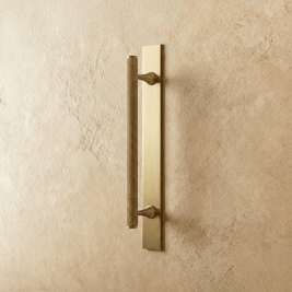 Knurled Brass Cabinet Knobs & Pull Bars, Industrial Kitchen & Wardrobe Hardware, Fluted Legs, Set of 2 With or Without Backplate, 0.7-6.3in
