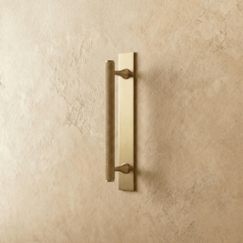 Knurled Brass Cabinet Knobs & Pull Bars, Industrial Kitchen & Wardrobe Hardware, Fluted Legs, Set of 2 With or Without Backplate, 0.7-6.3in