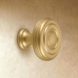 Brass-Finish Cabinet Knobs & Drawer Pulls, Modern Kitchen & Dresser Hardware, Light & Dark Gold, Set of 2, 1.1-6.3in