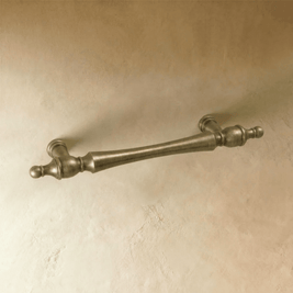 Brass-Finish Cabinet Knobs & Drawer Pulls, Modern Kitchen & Dresser Hardware, Light & Dark Gold, Set of 2, 1.1-6.3in