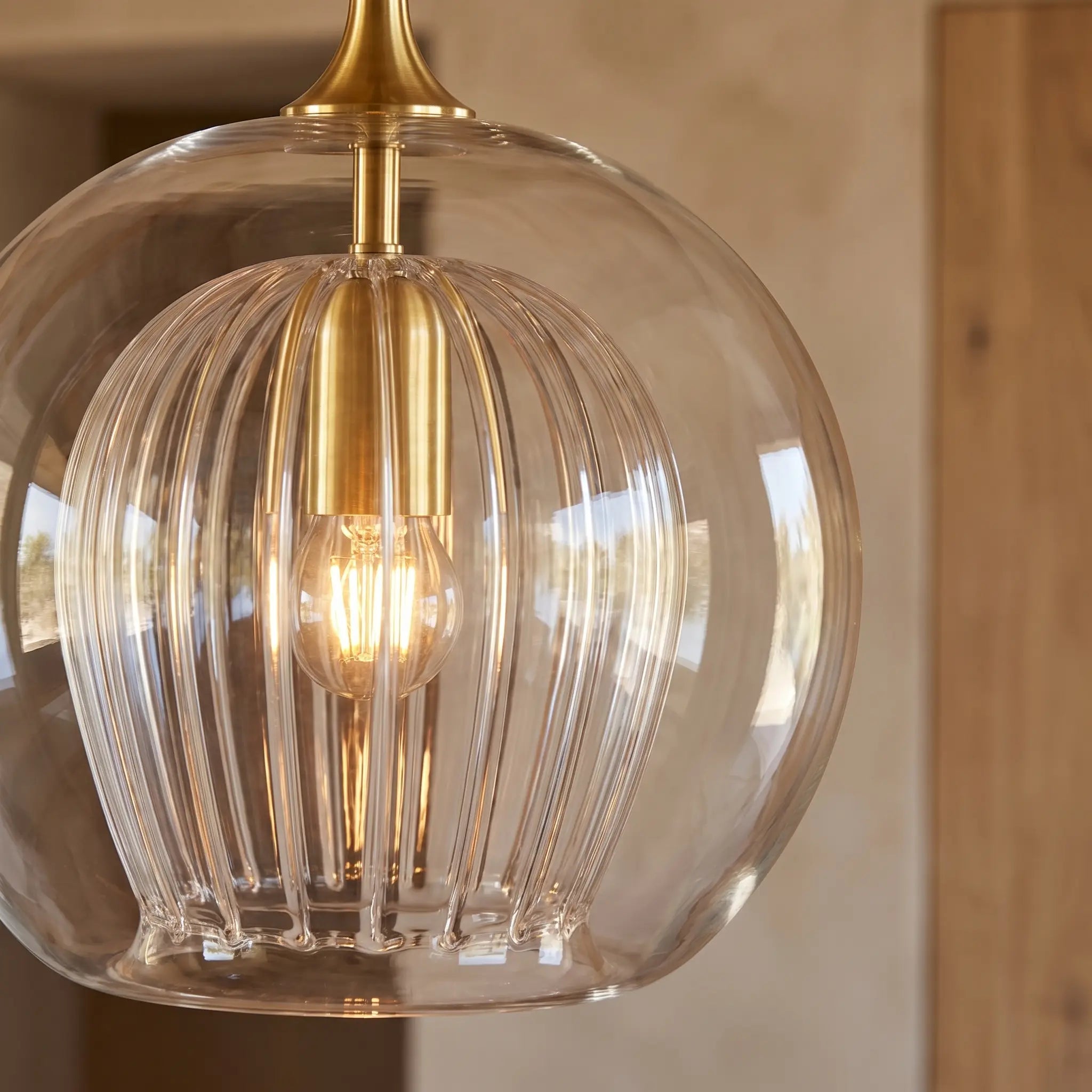 YORI: Glazen Bol Hanglamp - Volsani