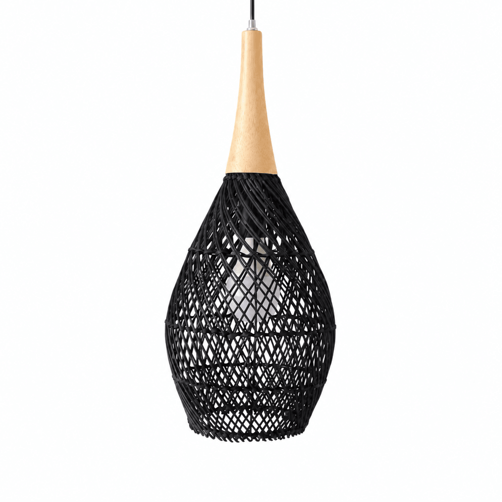 YUMA: Gevlochten Bamboe Hanglamp - Volsani