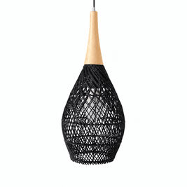 YUMA: Gevlochten Bamboe Hanglamp - Volsani