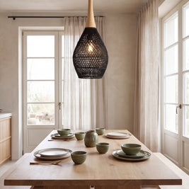 YUMA: Gevlochten Bamboe Hanglamp