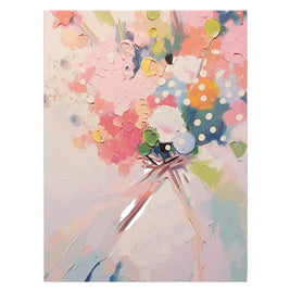 Zacht Bloemenboeket – Abstract Pastel Schilderij - Volsani