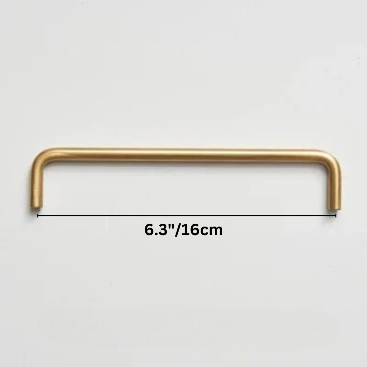 Gold-Finish Elongated Drawer Pulls, Modern Kitchen & Wardrobe Hardware, With or Without Baseplate, Set of 2, 3.8-15.7in