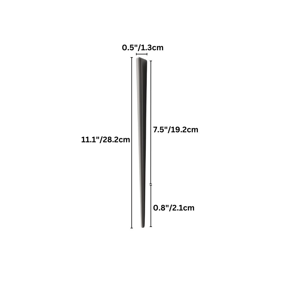 Zinc Alloy Drawer Pull Bars, Modern Cabinet & Wardrobe Hardware, Tapered Geometric Profile, Set of 2 in Gold-Tone & Grey, 1.2-7.5in