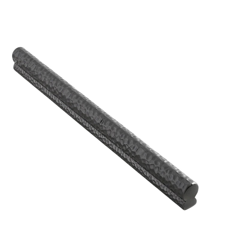 Hammered Zinc Alloy Drawer Pulls, Modern Kitchen & Wardrobe Hardware, Black Gold & Gray Tones, Set of 2 Pieces, 1.2-12.5in Hole Spacing