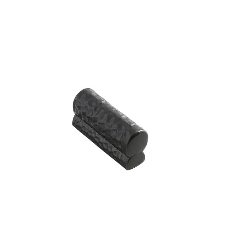 Hammered Zinc Alloy Drawer Pulls, Modern Kitchen & Wardrobe Hardware, Black Gold & Gray Tones, Set of 2 Pieces, 1.2-12.5in Hole Spacing